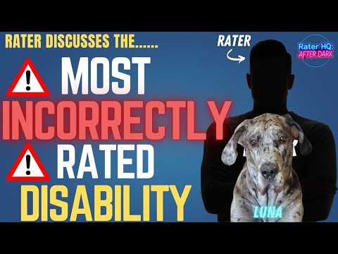 Reviewing The Most Incorrectly Rated Disability, And It Is NOT What You Think.