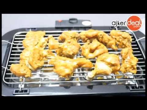Electric bbq grill machine