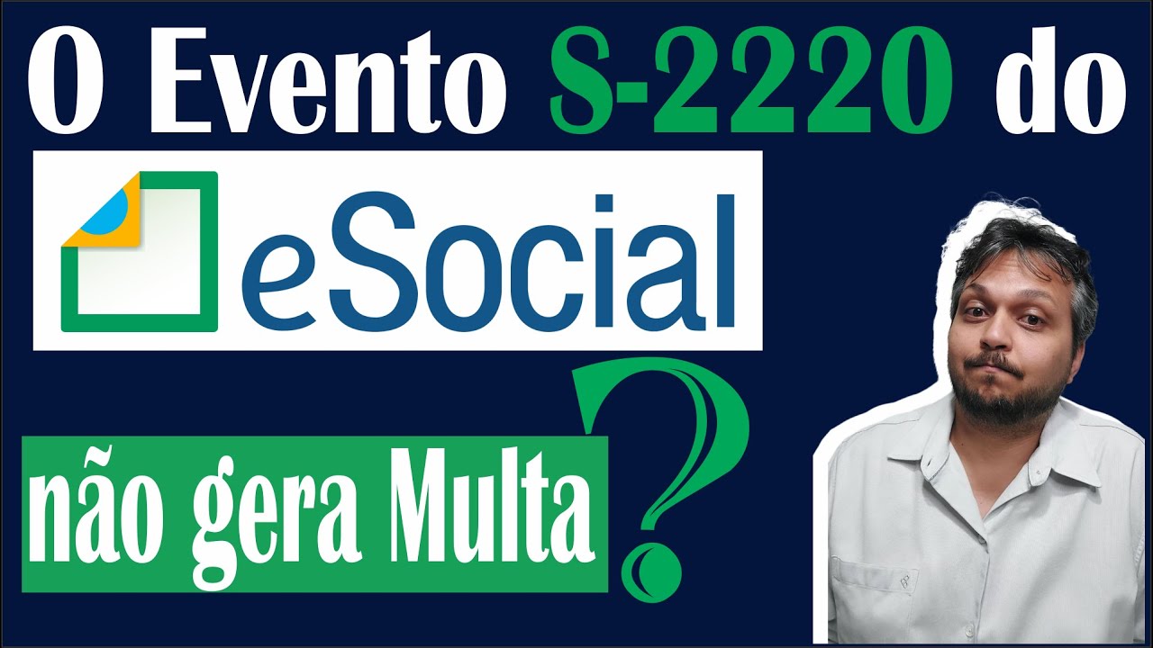 Não enviar o evento S-2220 no eSocial não gera multa. Isso é verdade?