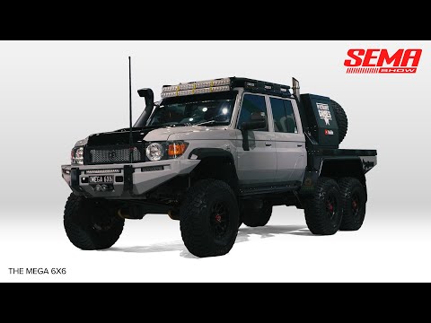 LC79 MEGATOURER 6x6 First Time In The USA SEMA 2022