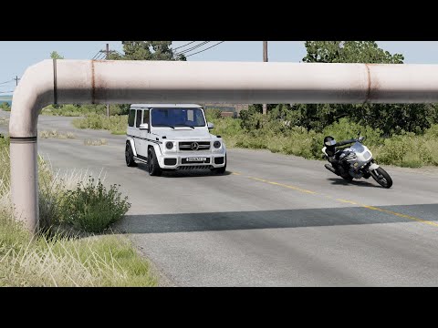 Mobil vs Low Pipes - BeamNG Drive
