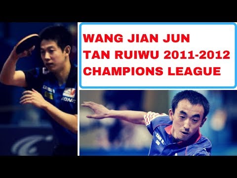 NICE Topspin Looping By Tan RUIWU and WANG JIAN JUN - Table Tennis Villette Charleroi