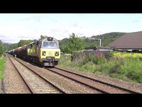 Colas Carlisle to Chirk Logs hauled by 70804 - 2nd August 2017