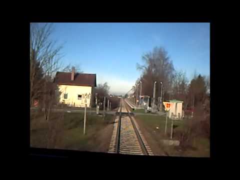 Führerstandsmitfahrt Simbach-Mühldorf. Teil 1