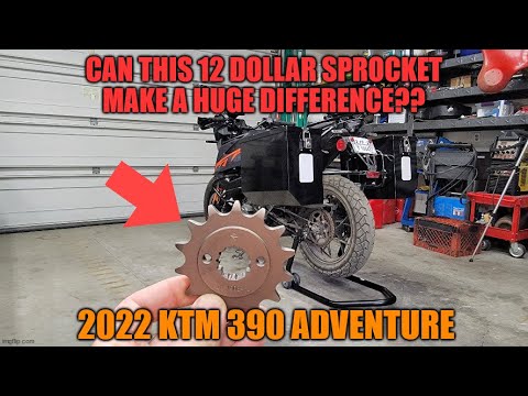KTM 390 Adventure Part 10 (JT sprocket 14 tooth gear)