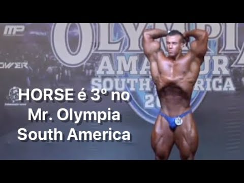 Marcello Horse é Top 3 no Mr. Olympia South America