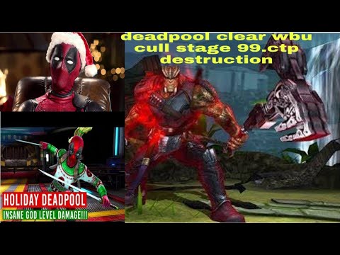Deadpool clear wbu Cull Obsidian stage 99, marvel future fight