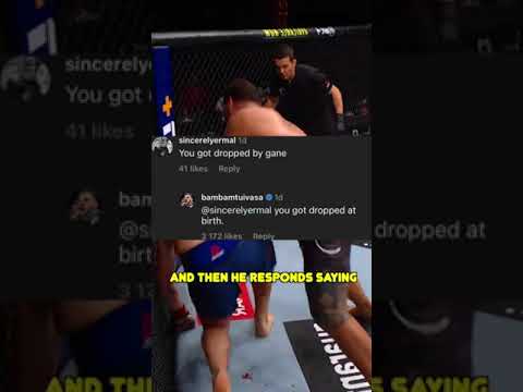 Tai Tuivasa DESTROYS troll! 😂 | JKS | #shorts