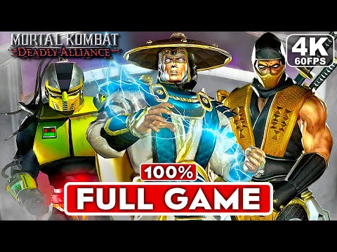 MORTAL KOMBAT DEADLY ALLIANCE Gameplay Walkthrough Konquest FULL GAME [4K 60FPS PS2]