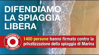 Gac, non si privatizzi la spiaggia pubblica di Marina di Grosseto