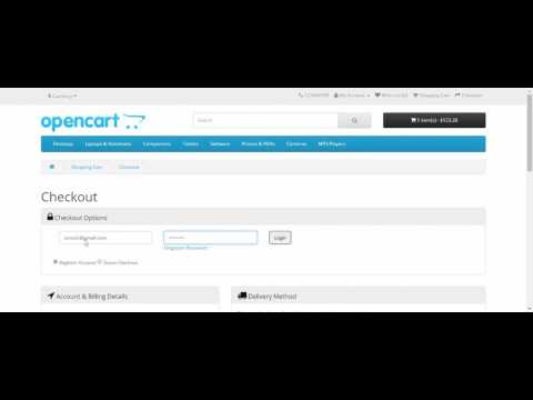 opencarttools - OpenCart exrebsion - SUPPERFAST ONE PAGE QUICK CHECKOUT - Login checkout