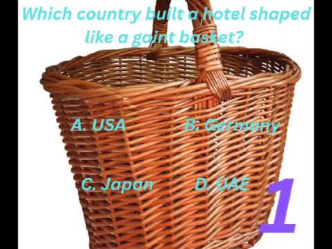 Which country built a hotel shaped like a giant basket? #FunFact #WeirdPlaces #CrazyFacts #shorts 
