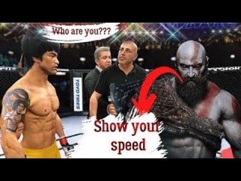 UFC 4 Bruce Lee vs. Old Kratos - EA sports UFC 4 - CPU vs CPU