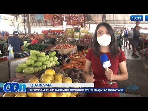 Legumes e verduras tiveram um aumento de 70% em relação ao ano passado na Quaresma 11 03 2022