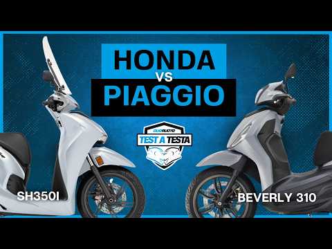 Head to Head Test #20 - Piaggio Beverly 310 vs Honda SH 350