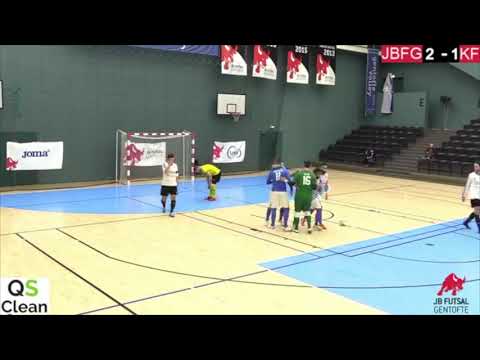 Highlights DM Kvartfinale: JB Futsal Gentofte - Kolding Futsal (11-2) 3.3.2019