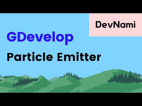 GDevelop How to Use Particle Emitter