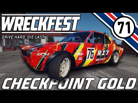 Can I Get Checkpoint Chase Gold? Wreckfest Tournament March / April 2022 PS5 DualSense Gameplay