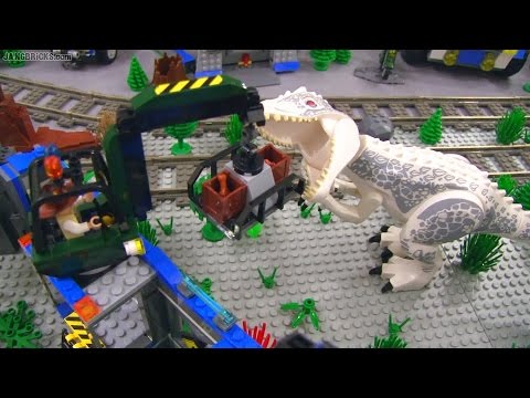 LEGO Jurassic World invades New JANG City! All sets together