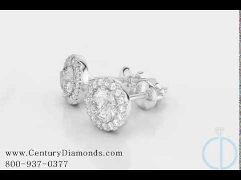 Round Diamond Halo Earrings Century Diamonds Review