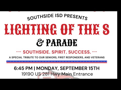 Lighting of the "S" & Parade