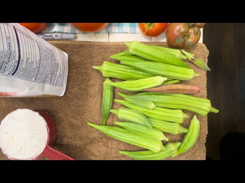 How To Freeze Okra For Frying!
