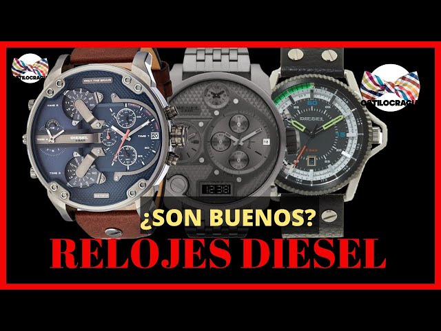 Vídeo relacionado con Diesel Relojes de pulsera para hombre, 26 mm, piel marrón, correa de repuesto original para DZ4290, marrón, Clásico