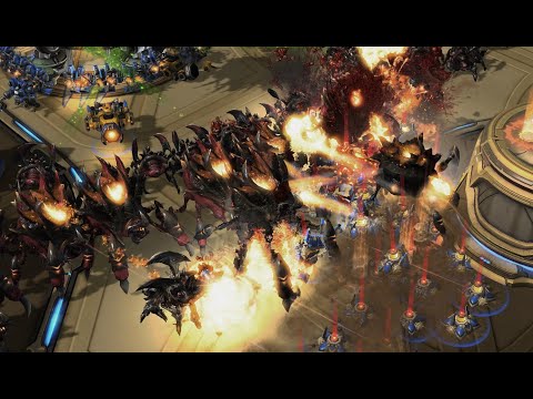 BC/Widow Mine! Electric (Z) vs Mpoufos (T) on Pride of Altaris - StarCraft 2 - 2022