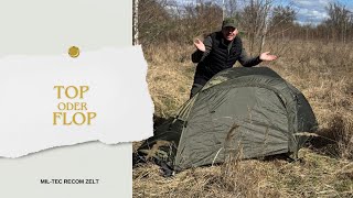 RECOM - Das perfekte Zelt von Miltec für Bikepacking und Wanden #zelten #review #reisen