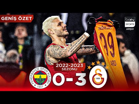 GENİŞ ÖZET: Fenerbahçe (0-3) Galatasaray | 18. Hafta - 2022/2023
