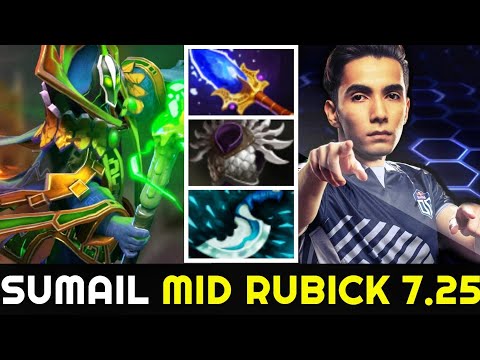 SUMAIL Mid Rubick - Crazy Nonstop Steal Skill Scepter Build 7.25 Dota 2
