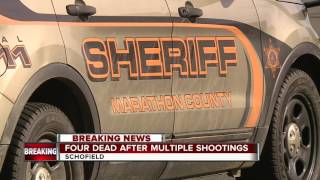 4 killed in multiple shootings near Wausau