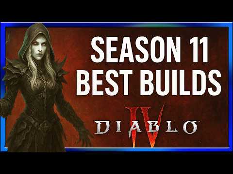 Diablo 4 Season 11 Best Builds All Classes Season 11 PTR Diablo IV : (Based on Tower Push Potential)