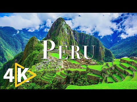 FLYING OVER PERU (4K UHD) - Relaxing Music Along With Beautiful Nature - 4K Video Ultra HD