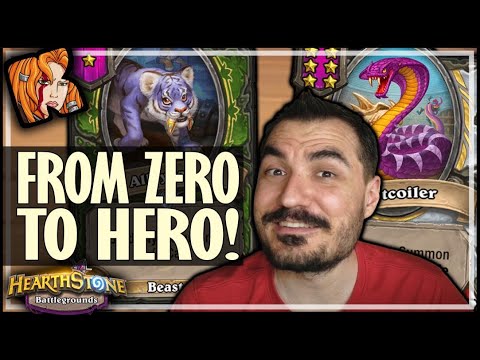 FROM ZERO TO HERO! - Hearthstone Battlegrounds