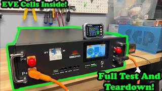 SunGold Power CoreX5 Pro 100ah 48V Server Rack Battery Testing Teardown!