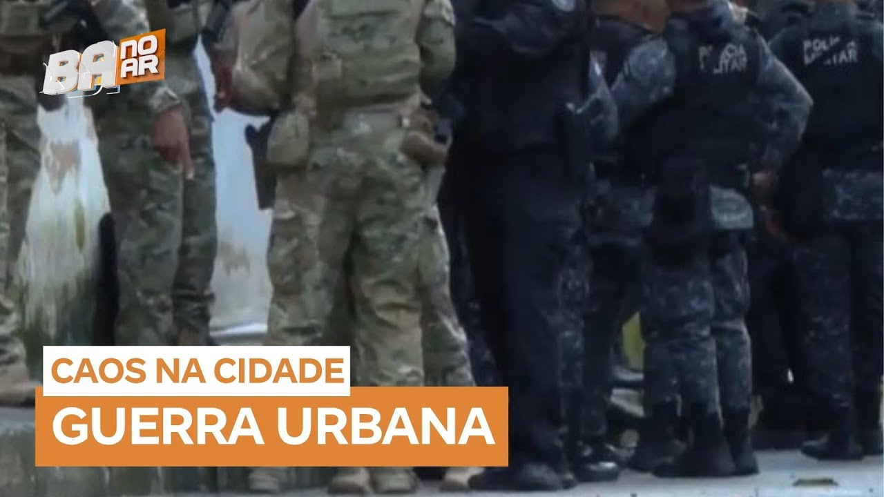 Polícia cumpre mandados e enfrenta facções durante operação em Salvador (BA)