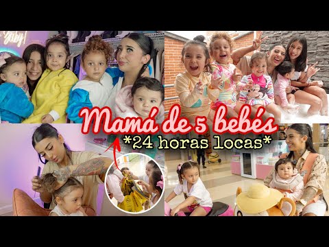 UN DÍA SIENDO MAMÁ DE 5 BEBÉS
