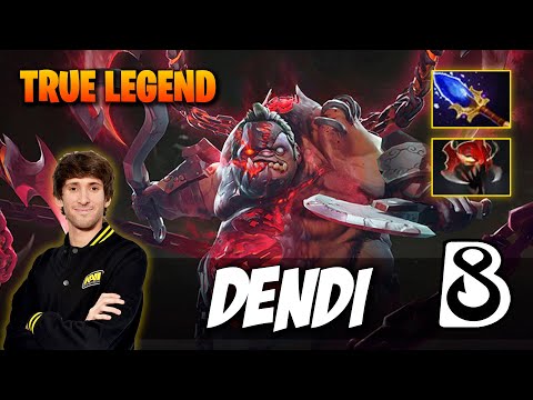 DENDI PUDGE - TRUE LEGEND - Dota 2 Pro Gameplay [Watch & Learn]