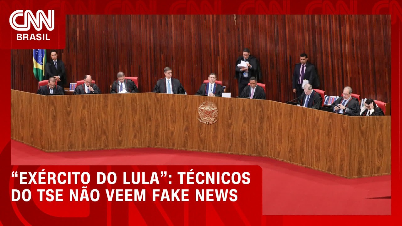 Técnicos do TSE dizem não poder aferir se “Exército do Lula” usou fake news | CNN 360°
