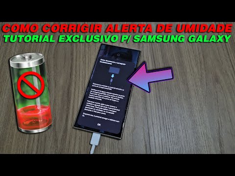 🛑COMO RESOLVER ALERTA DE UMIDADE NA ENTRADA USB-C🛑 (Smartphone Não Carrega) #samsung #galaxy