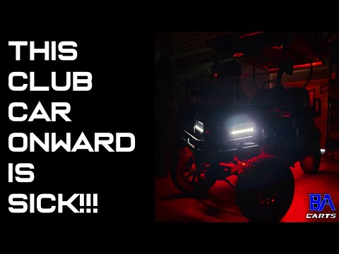 Club Car Onward Walkthrough With Speakers, LED Lights, And More!