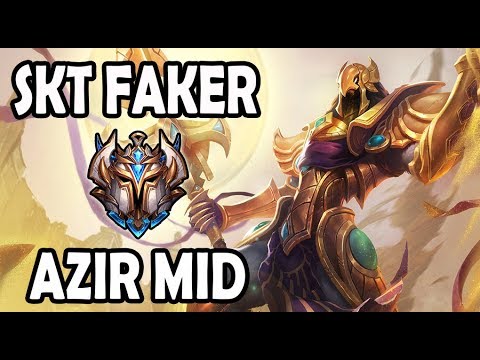 SKT Faker AZIR vs IRELIA (Mid) Ranked Challenger Korea