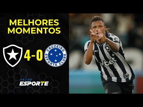 BOTAFOGO 4 X 0 CRUZEIRO | MELHORES MOMENTOS | BRASILEIRÃO 2026