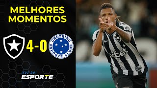 BOTAFOGO 4 X 0 CRUZEIRO | MELHORES MOMENTOS | BRASILEIRÃO 2026