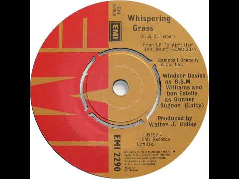 UK New Entry 1975 (109) Windsor Davies And Don Estelle - Whispering Grass