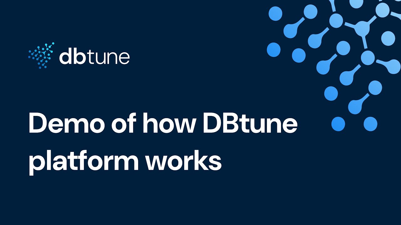 Demo of how DBtune works
