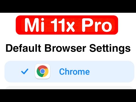 How to Change Default Browser in Mi 11x Pro | Mi 11x Pro Default Browser Settings