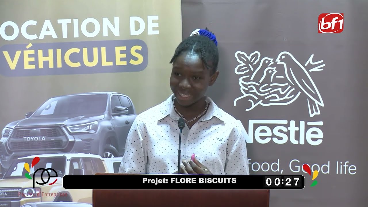 Flore ILBOUDO fait la promotion du " Consommons local " à travers Flore Biscuits