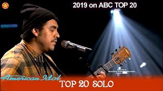 Alejandro Aranda “I Fall Apart” INCREDIBLE | American Idol 2019 TOP 20 Solo